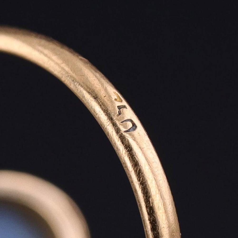 Antique Wedgwood Ring of Goddess Diana in 18k Gold - Trademark Antiques