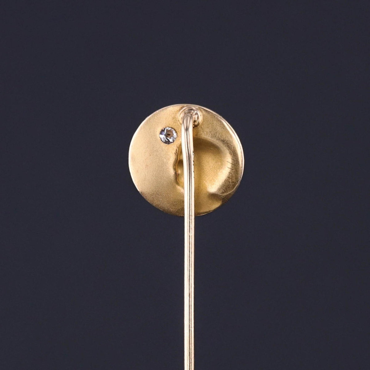 Antique Woman and Birds Stickpin of 14k Gold - Trademark Antiques