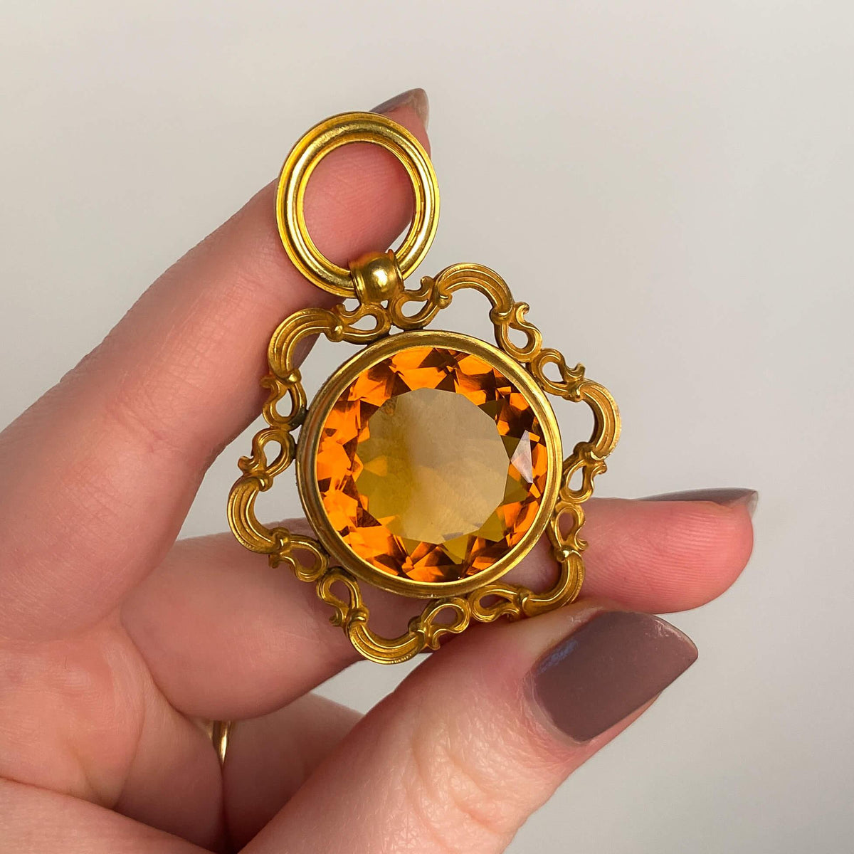 Antique Wordley Allsopp &amp; Bliss Pendant of 14k Gold - Trademark Antiques