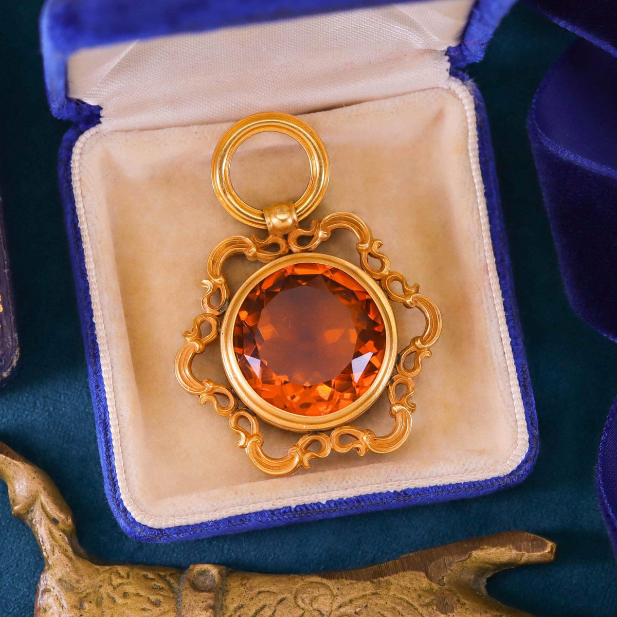 Antique Wordley Allsopp &amp; Bliss Pendant of 14k Gold - Trademark Antiques