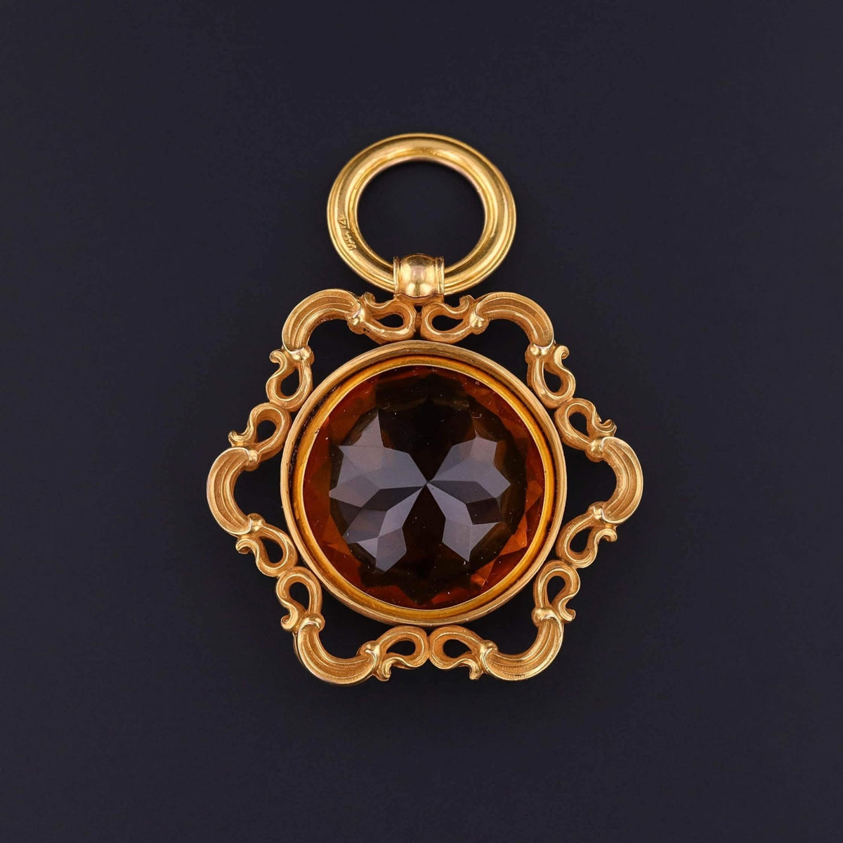 Antique Wordley Allsopp &amp; Bliss Pendant of 14k Gold - Trademark Antiques