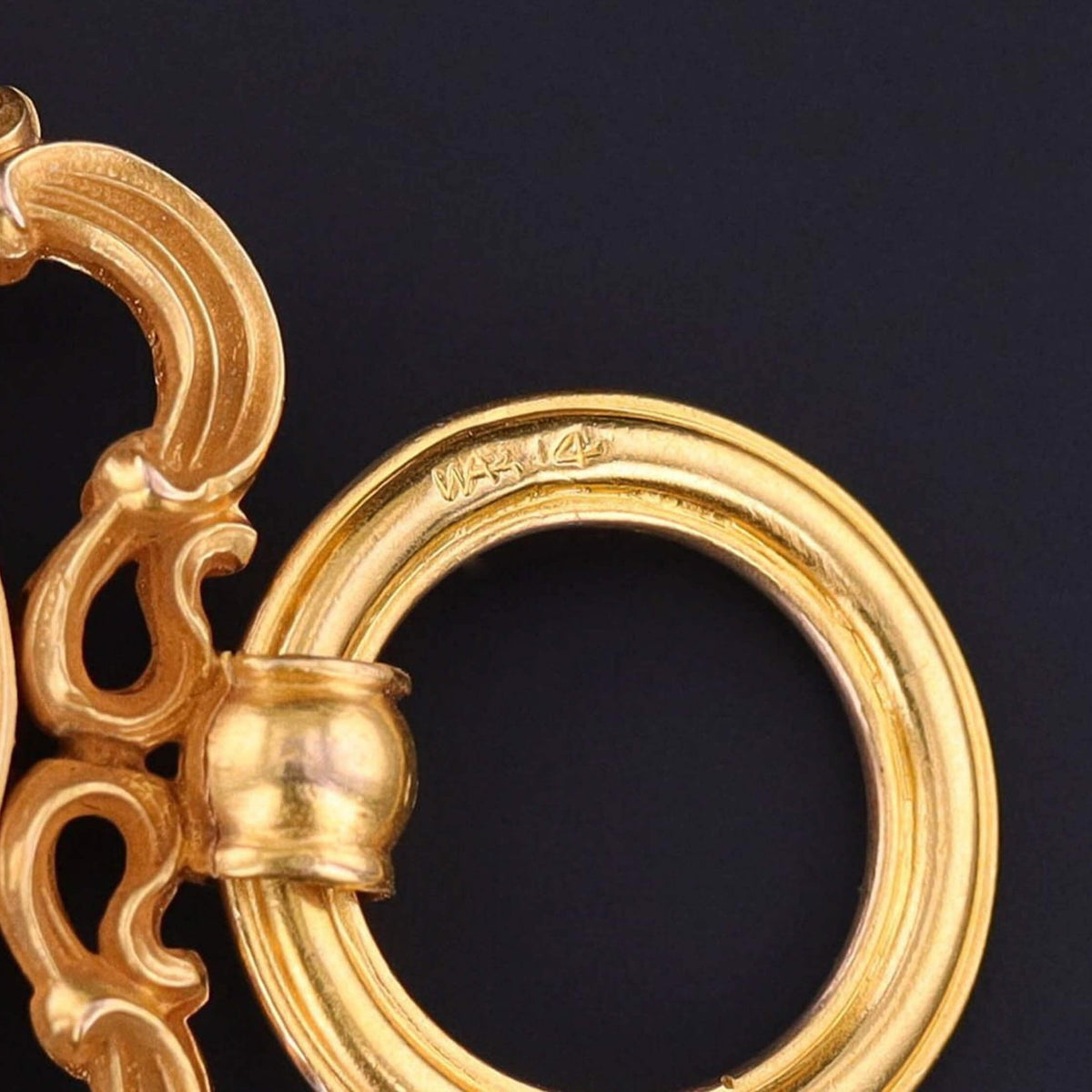 Antique Wordley Allsopp &amp; Bliss Pendant of 14k Gold - Trademark Antiques