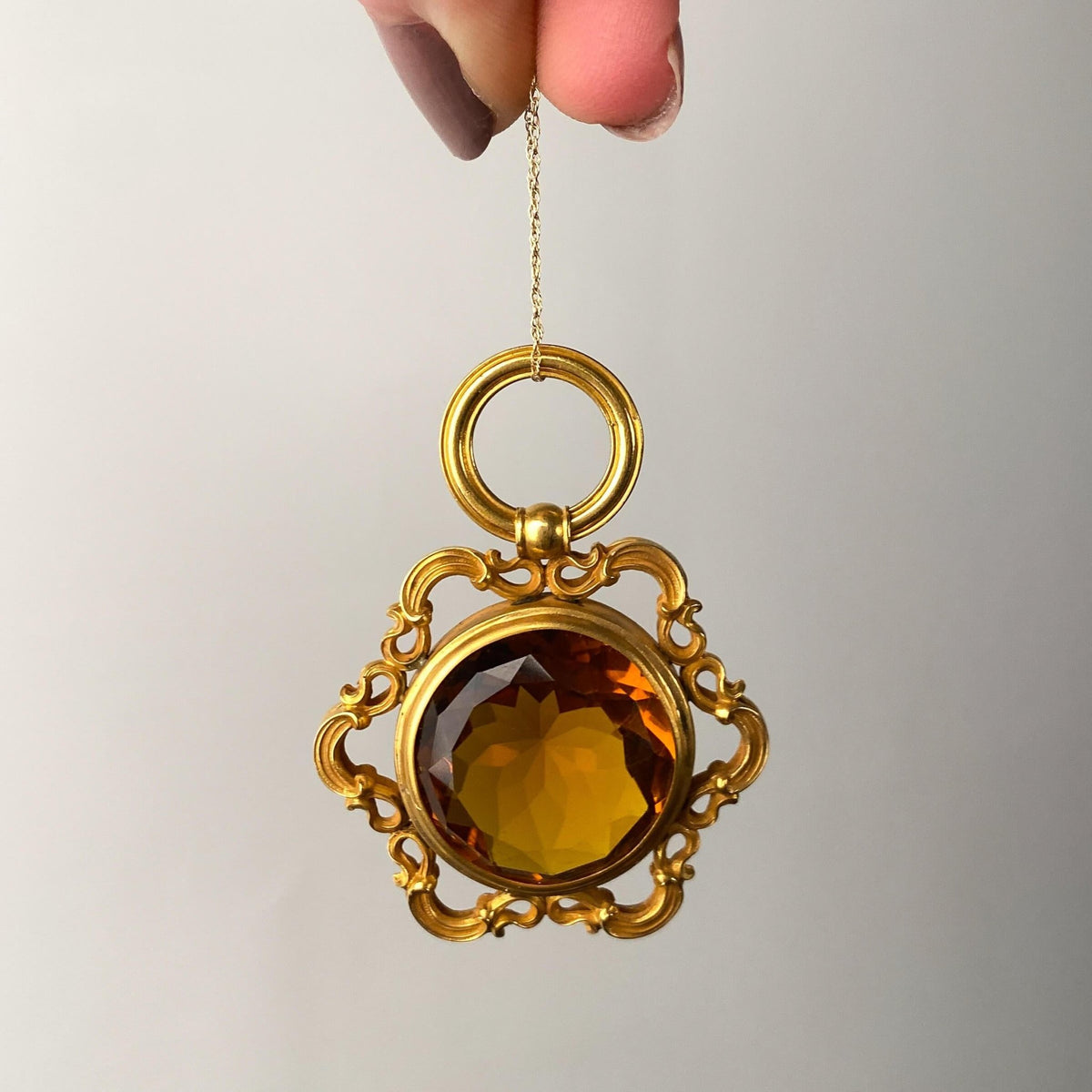 Antique Wordley Allsopp &amp; Bliss Pendant of 14k Gold - Trademark Antiques