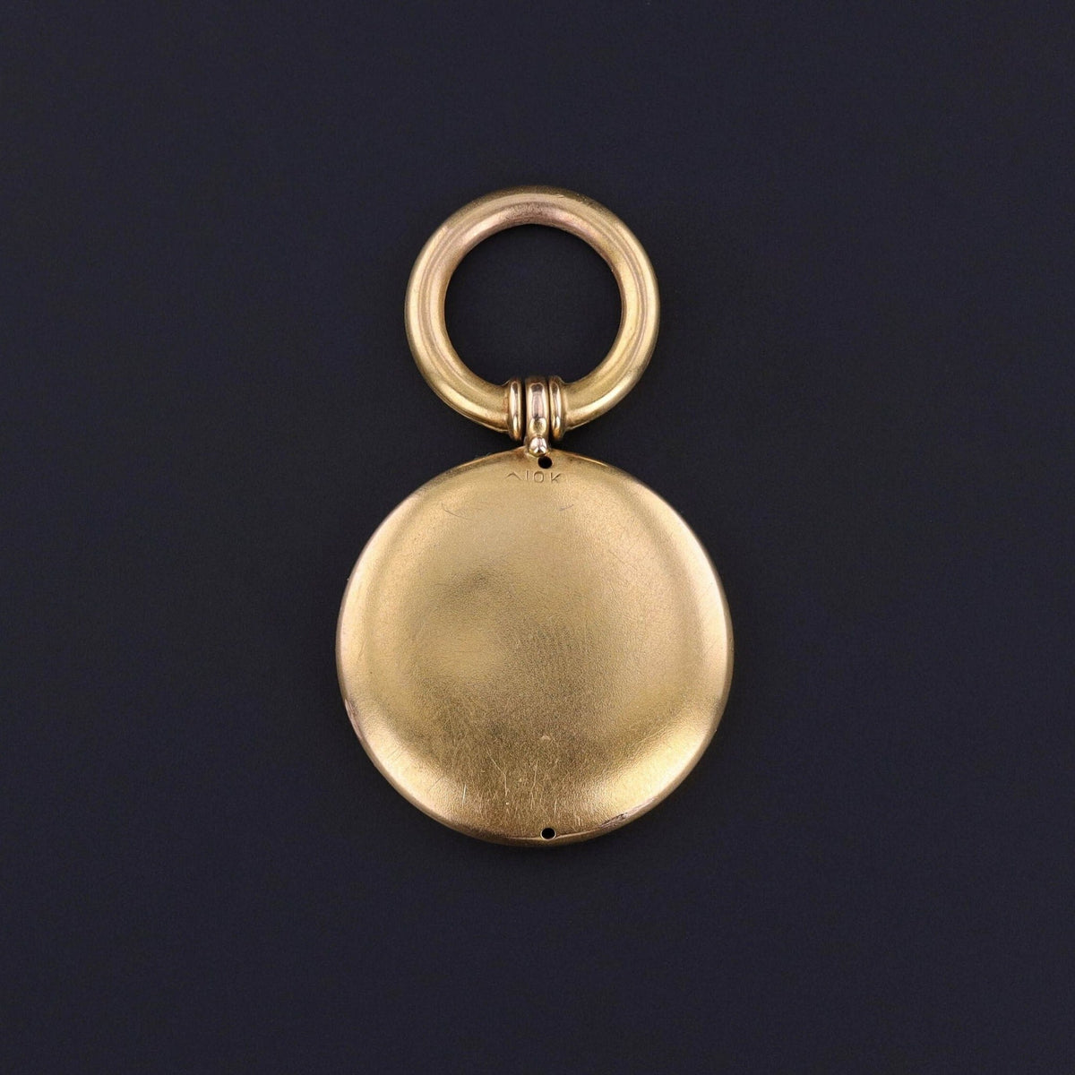 Art Nouveau Friends or Sisters Pendant of 10k Gold - Trademark Antiques