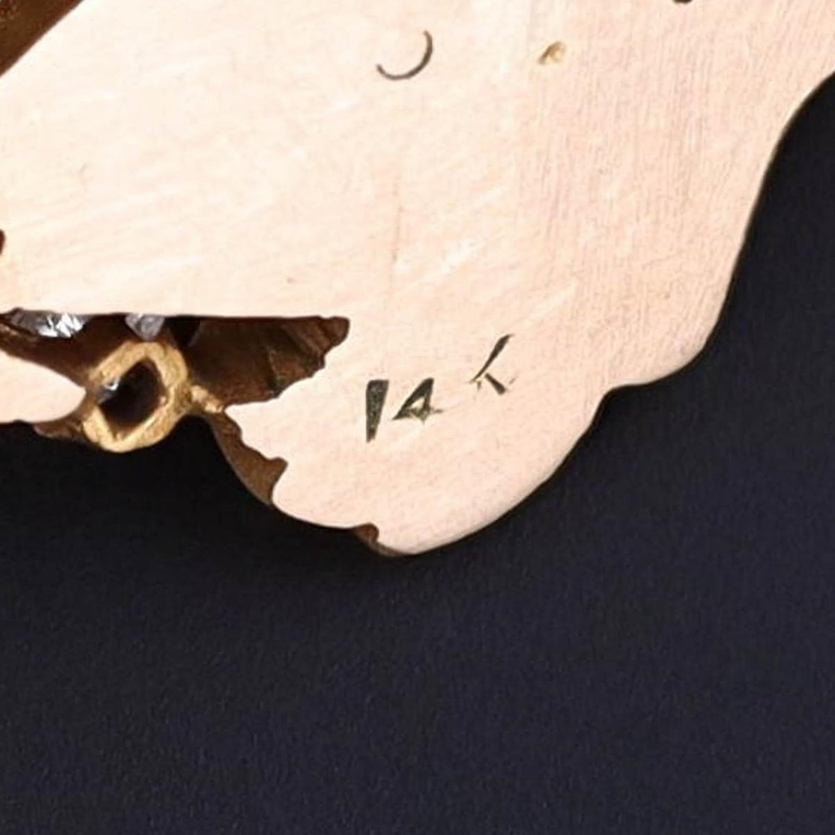 Art Nouveau Lion Charm of 14k Gold - Trademark Antiques