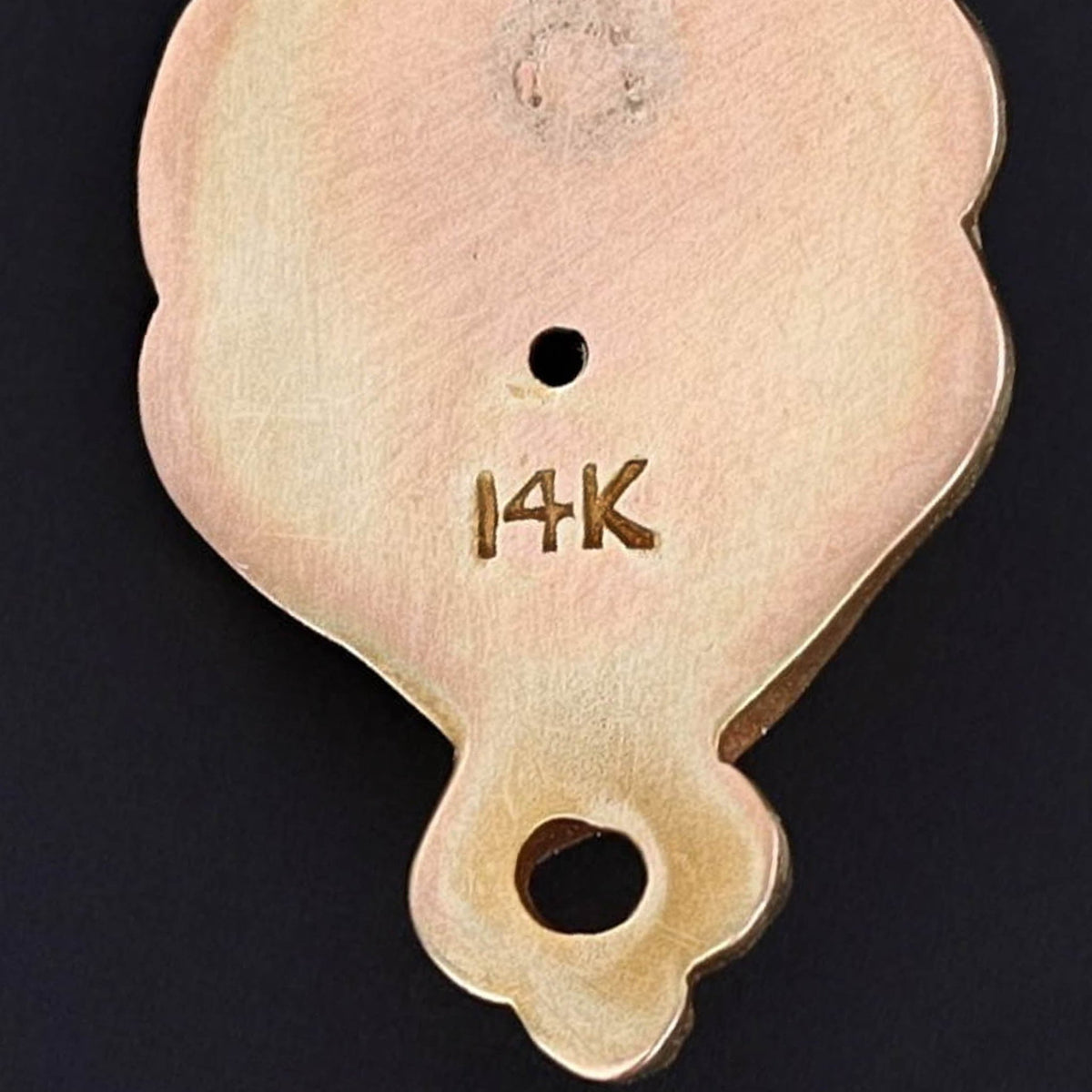 Art Nouveau Woman Charm of 14k Gold - Trademark Antiques