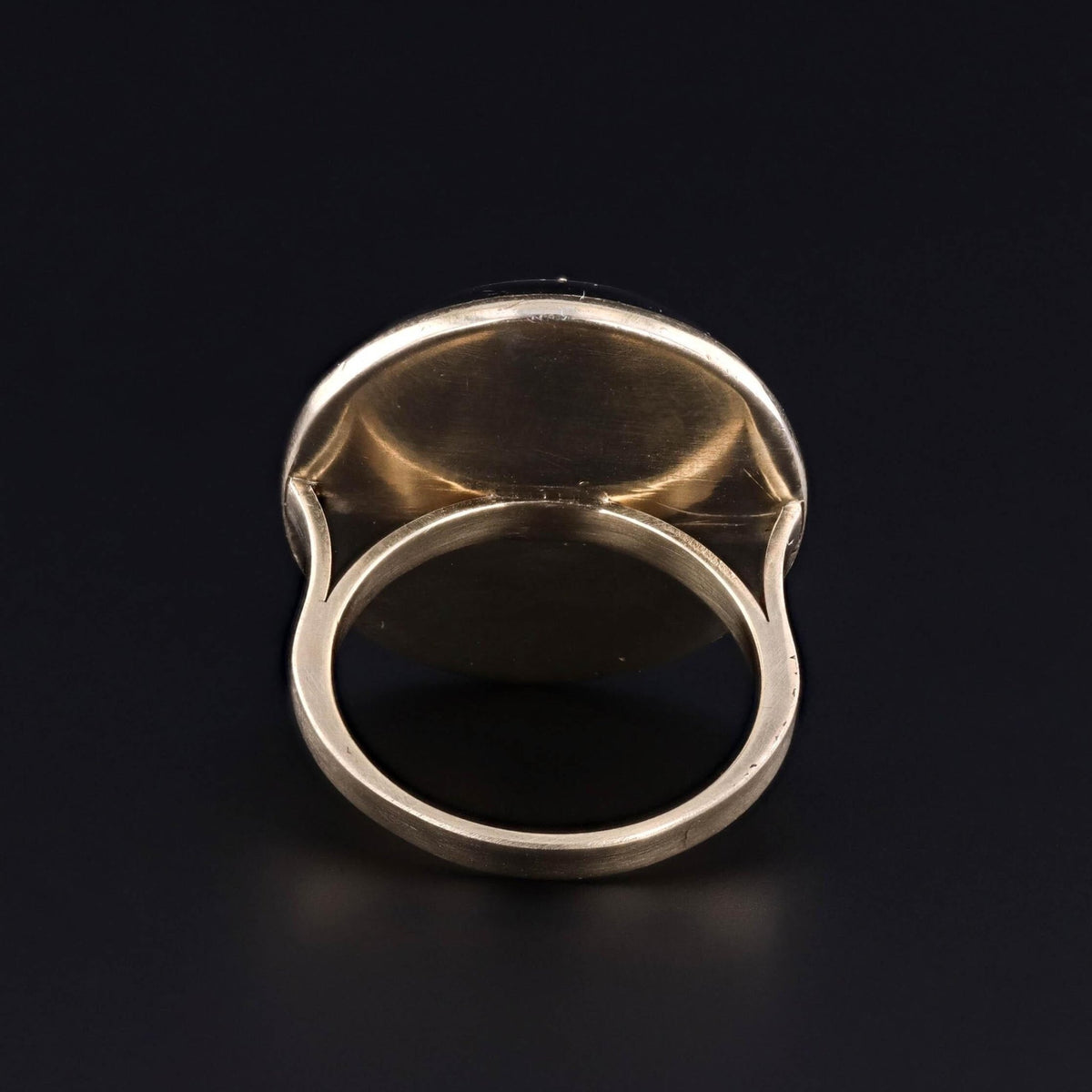 Banded Agate Star Ring of 14k Gold - Trademark Antiques