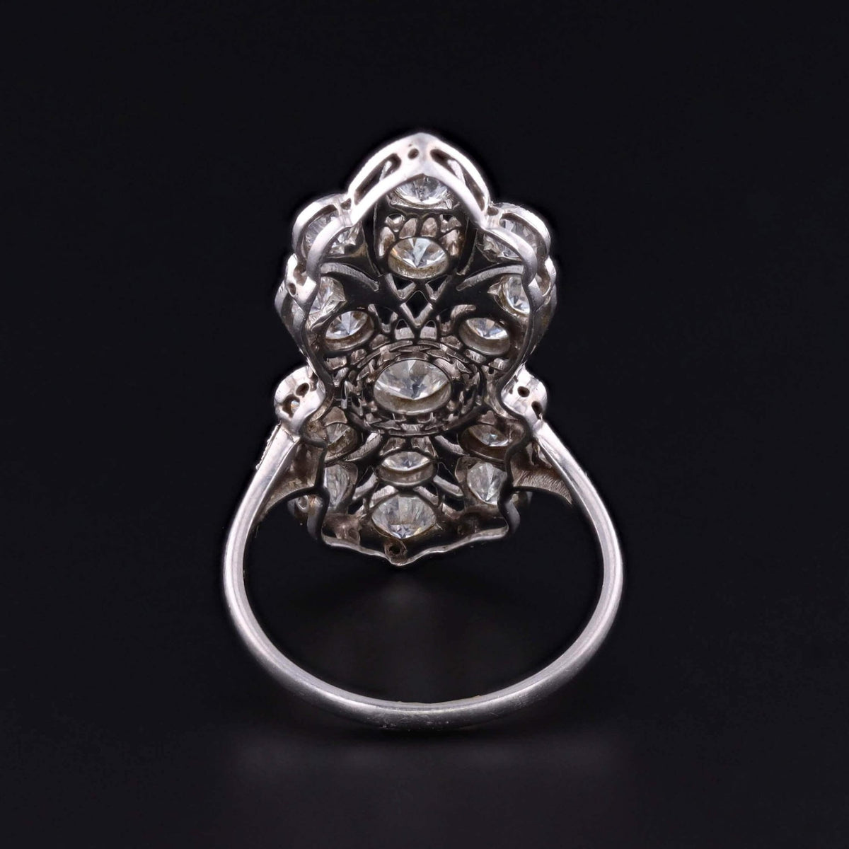 Belle Epoque Diamond Ring of Platinum - Trademark Antiques