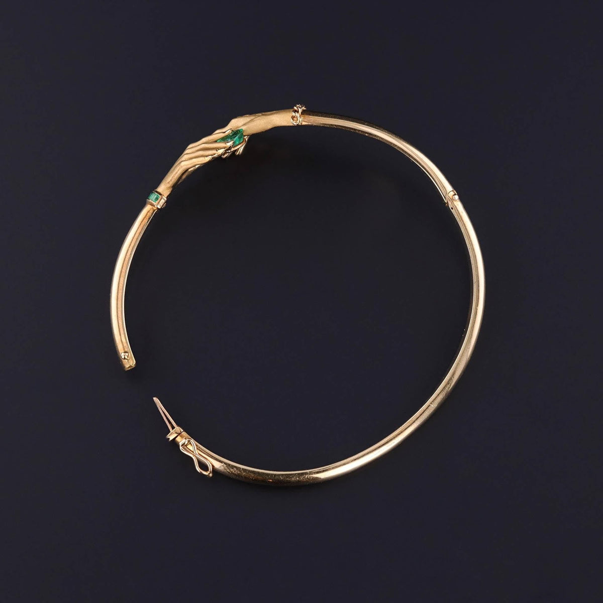 Carrera y Carrera Hand Bangle of 18k Gold - Trademark Antiques