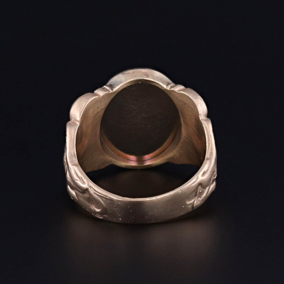Garnet Sphinx Ring of 14k Gold - Trademark Antiques