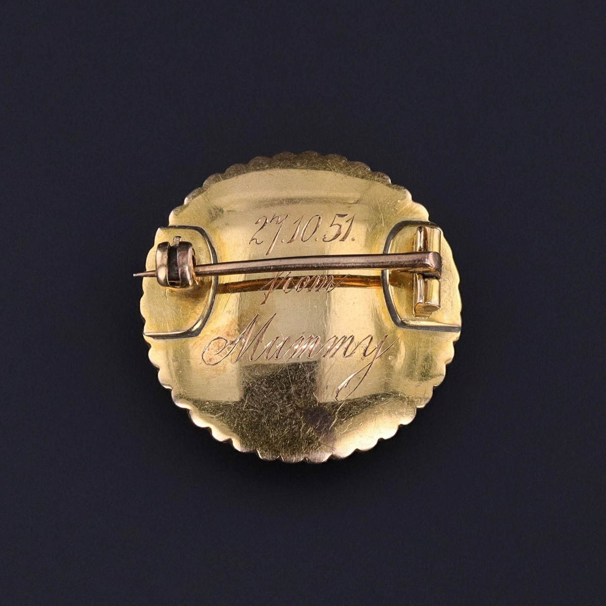 Georgian Cherub Brooch of 15ct Gold - Trademark Antiques