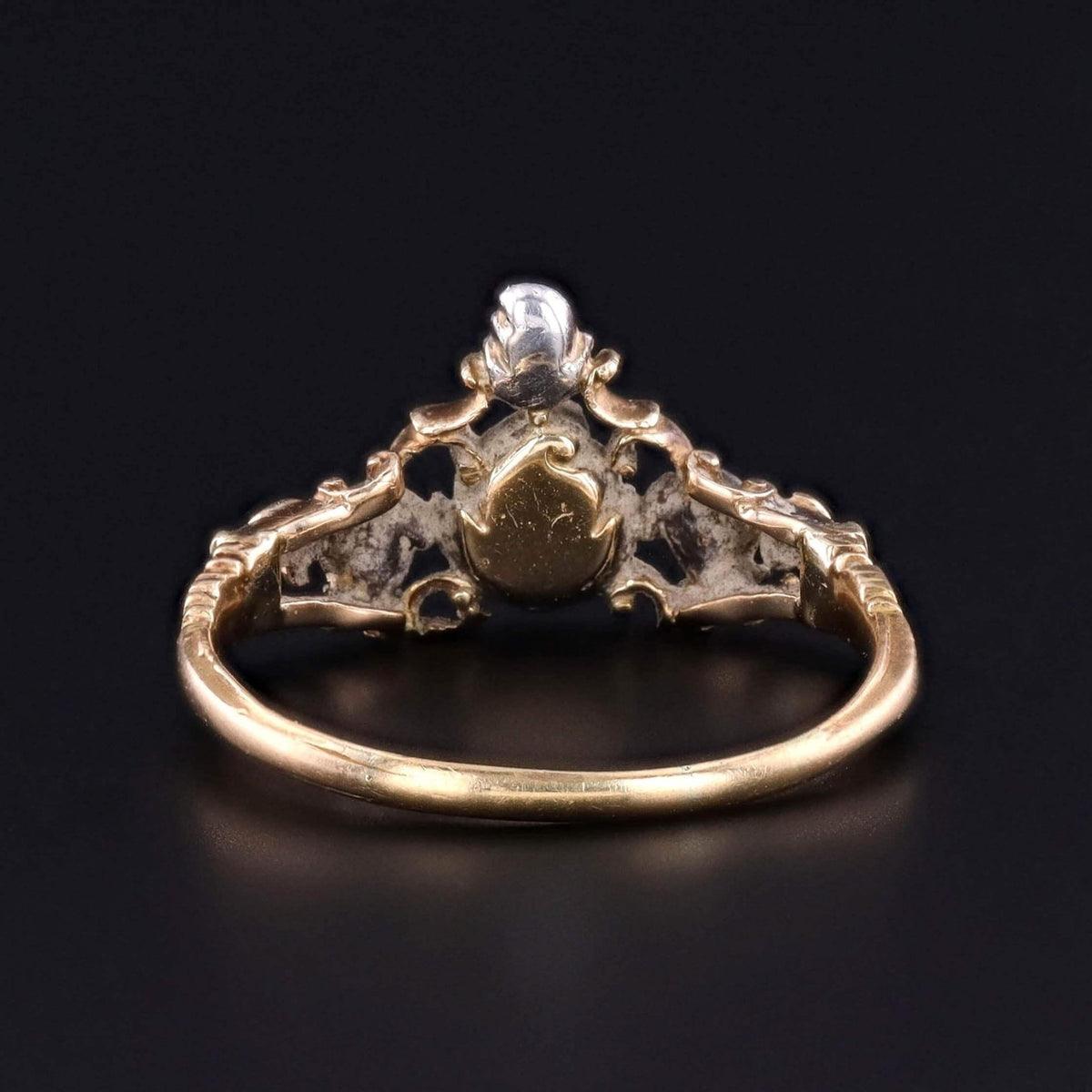 Georgian Diamond Tiara Ring of 18k Gold - Trademark Antiques