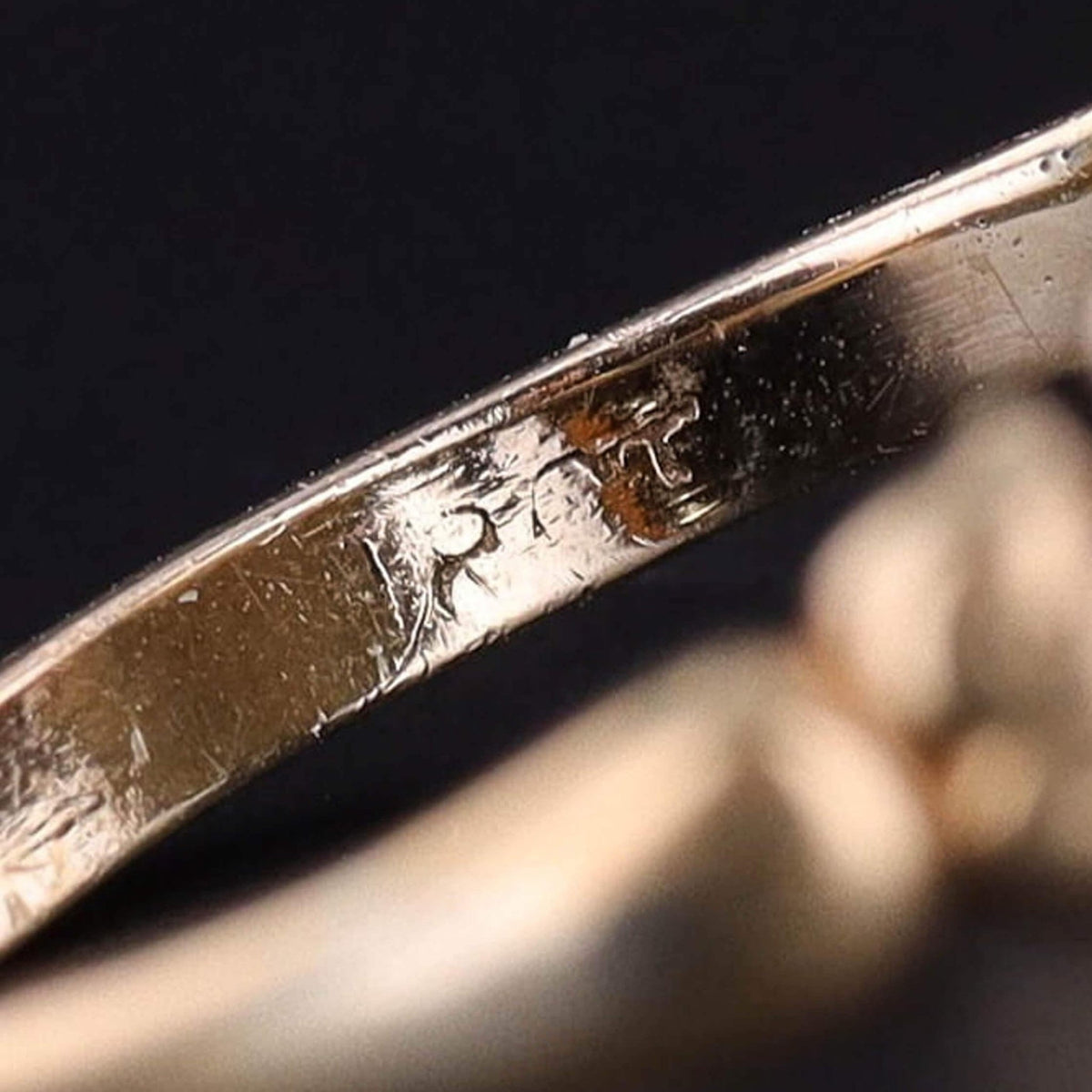 Georgian Emerald and Diamond Ring of 18k and 15k Gold - Trademark Antiques