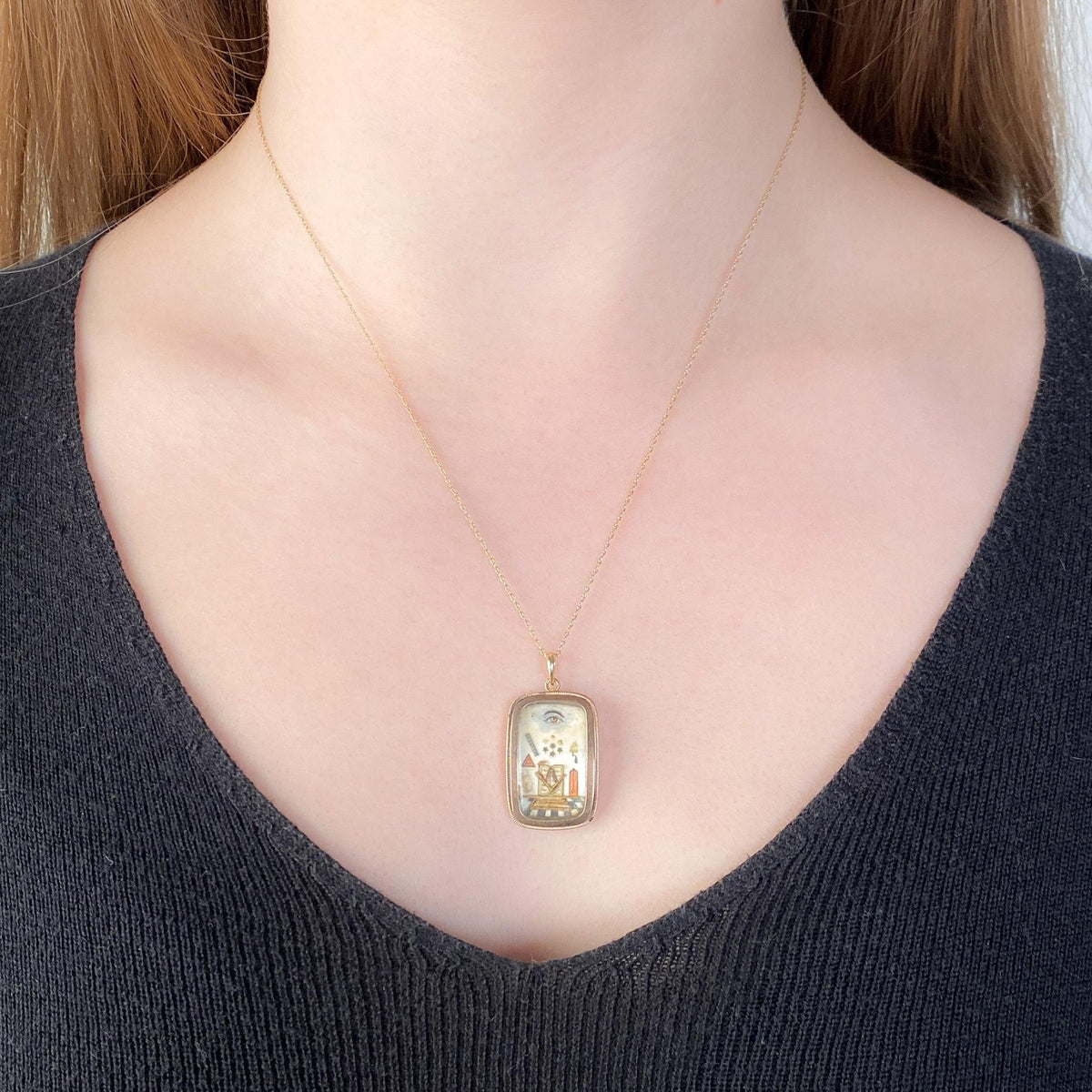 Georgian Era Masonic Pendant - Trademark Antiques
