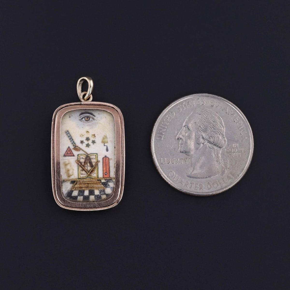 Georgian Era Masonic Pendant - Trademark Antiques