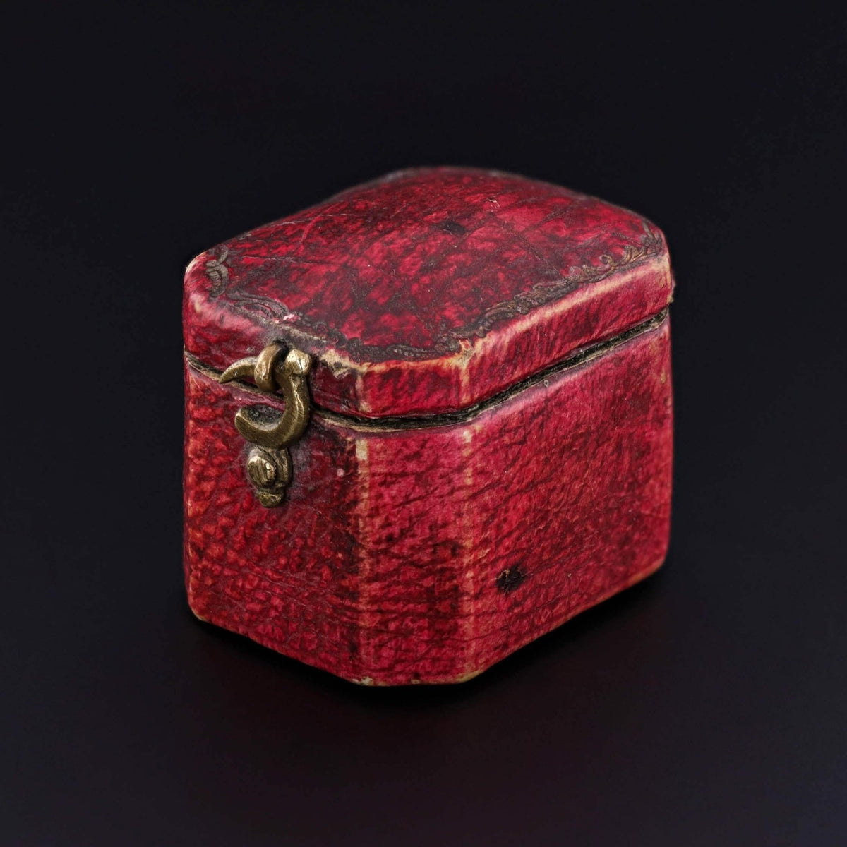 Georgian Mourning Ring in Original Box - Trademark Antiques