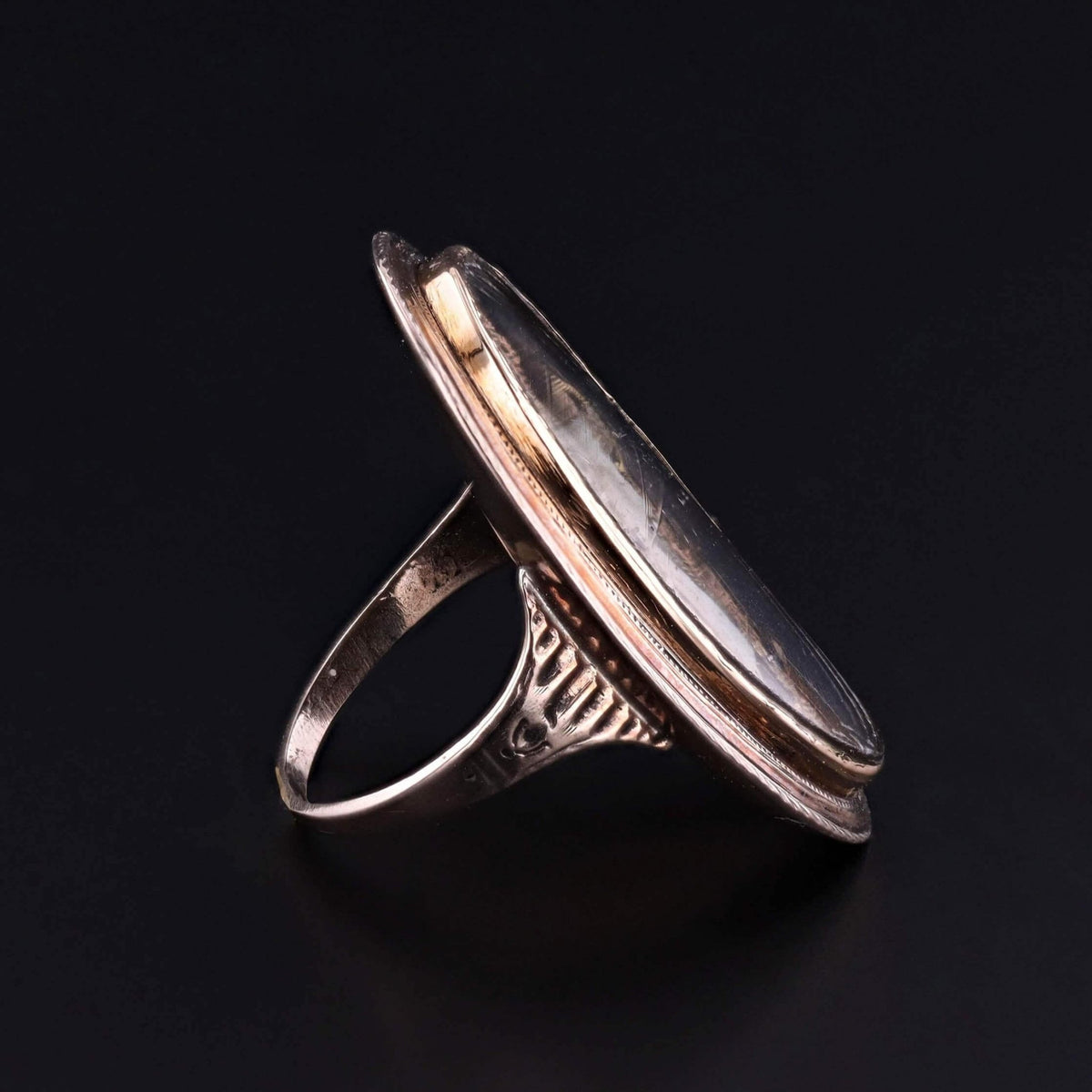 Georgian Mourning Ring in Original Box - Trademark Antiques