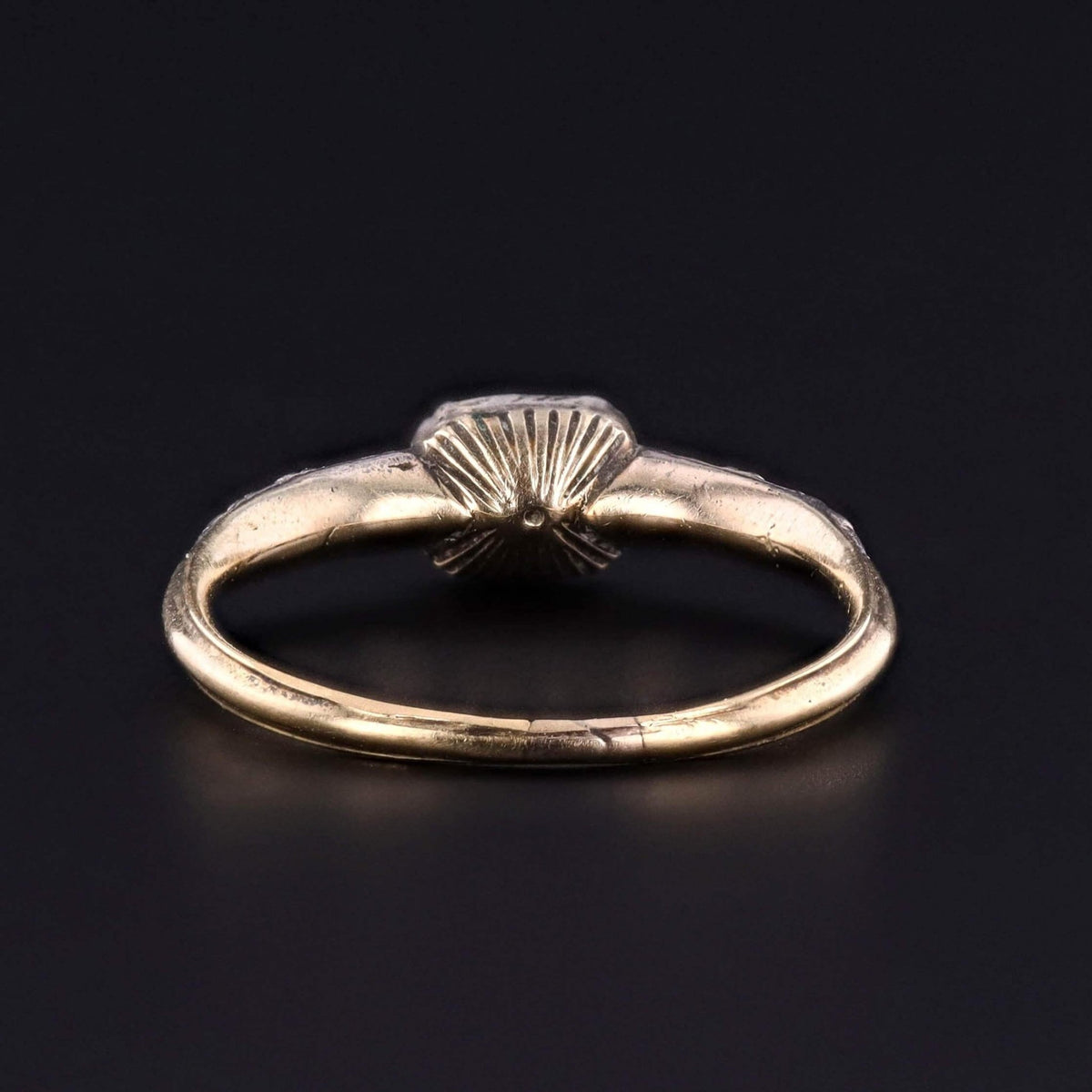 Georgian Rhodolite Garnet and Diamond Ring of 14k Gold - Trademark Antiques
