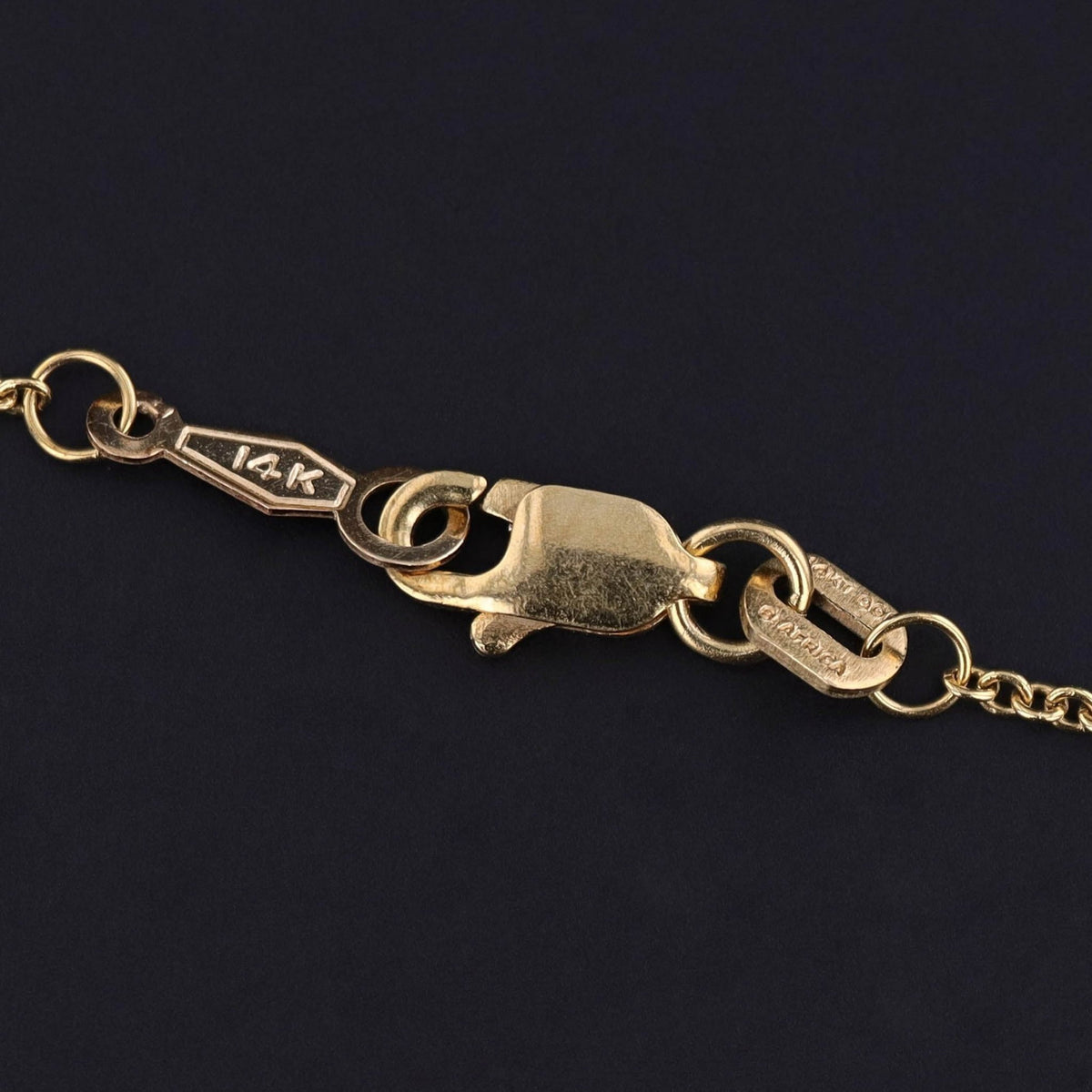Griffin and Onyx Heart Conversion Pendant of 14k Gold - Trademark Antiques