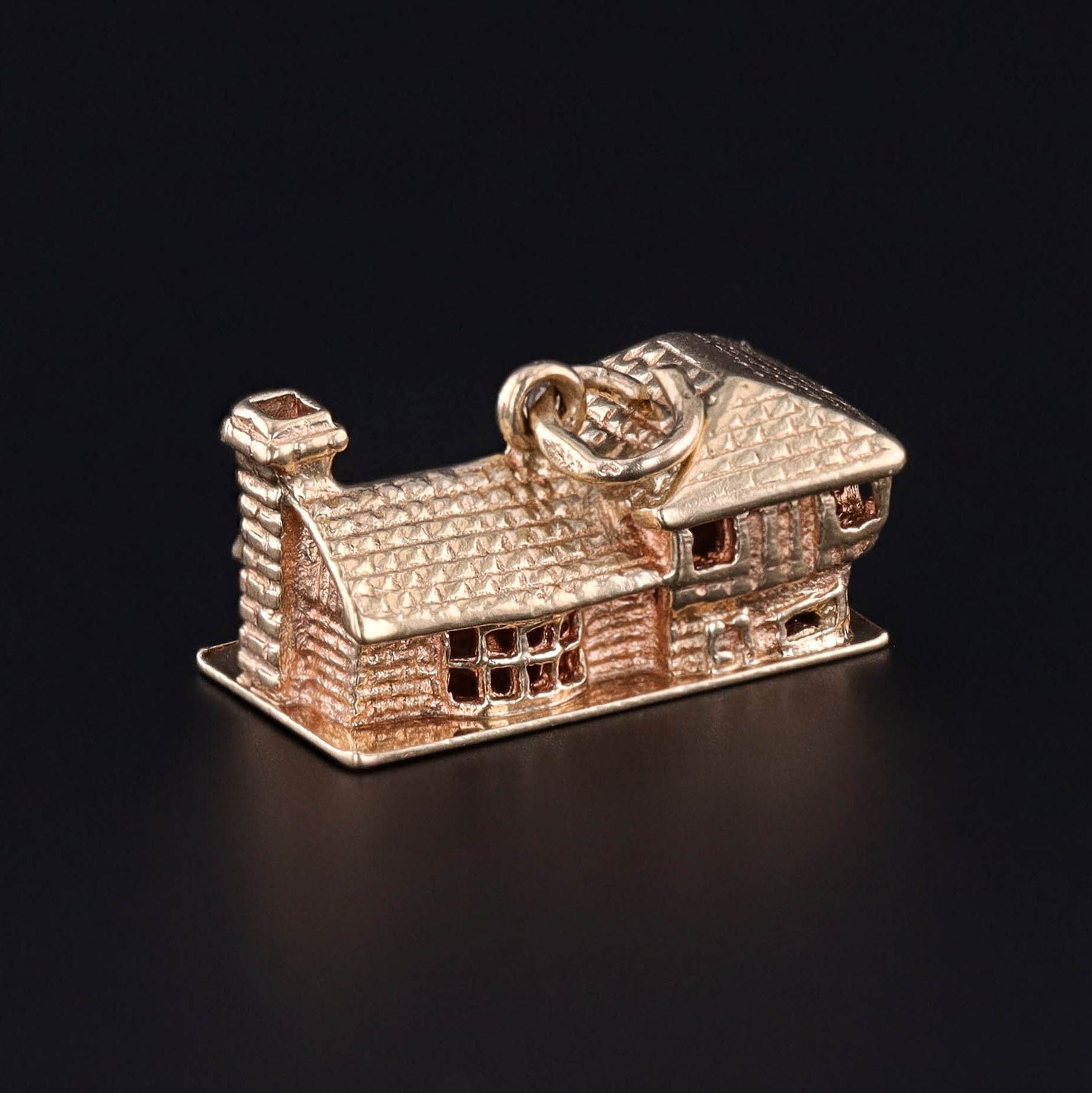 Vintage House Charm of 14k Gold