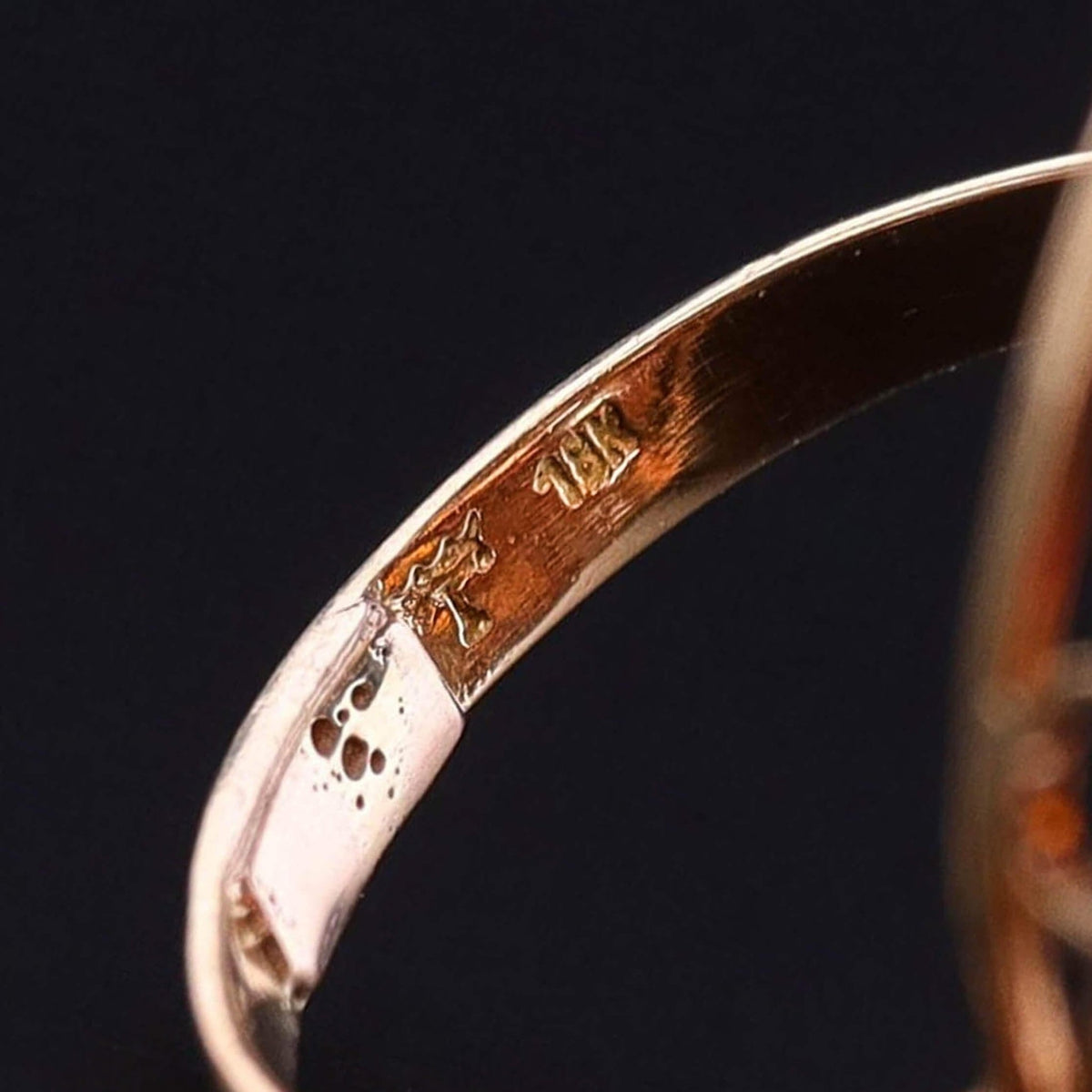 Mid Century Sputnik Ring of 18k Gold - Trademark Antiques