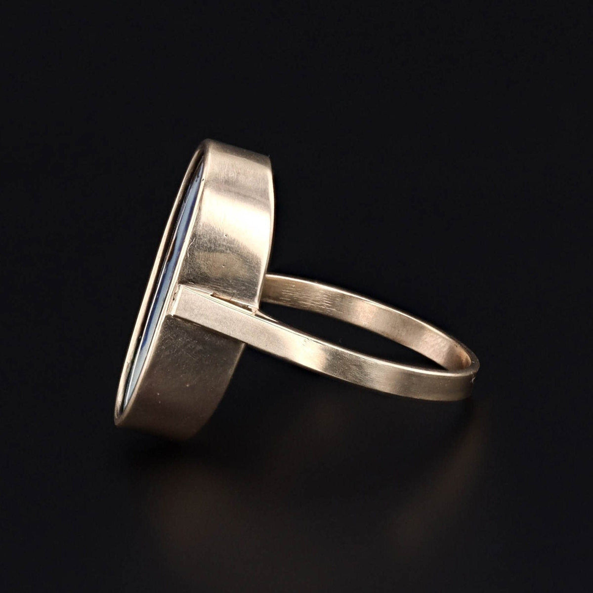 Modern Boulder Opal Ring of 14k Gold - Trademark Antiques