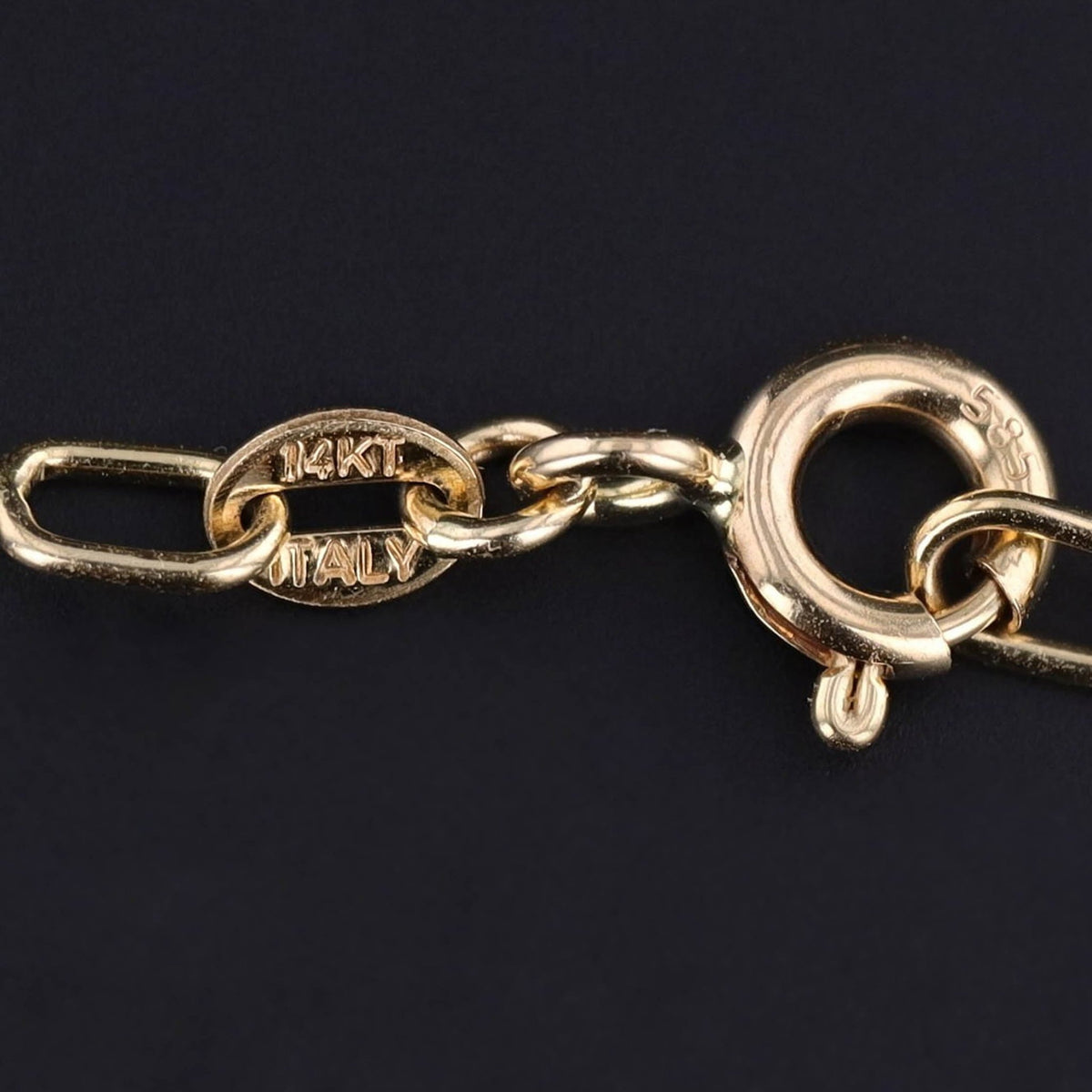 Onyx and Opal Heart Conversion Pendant of 14k Gold - Trademark Antiques