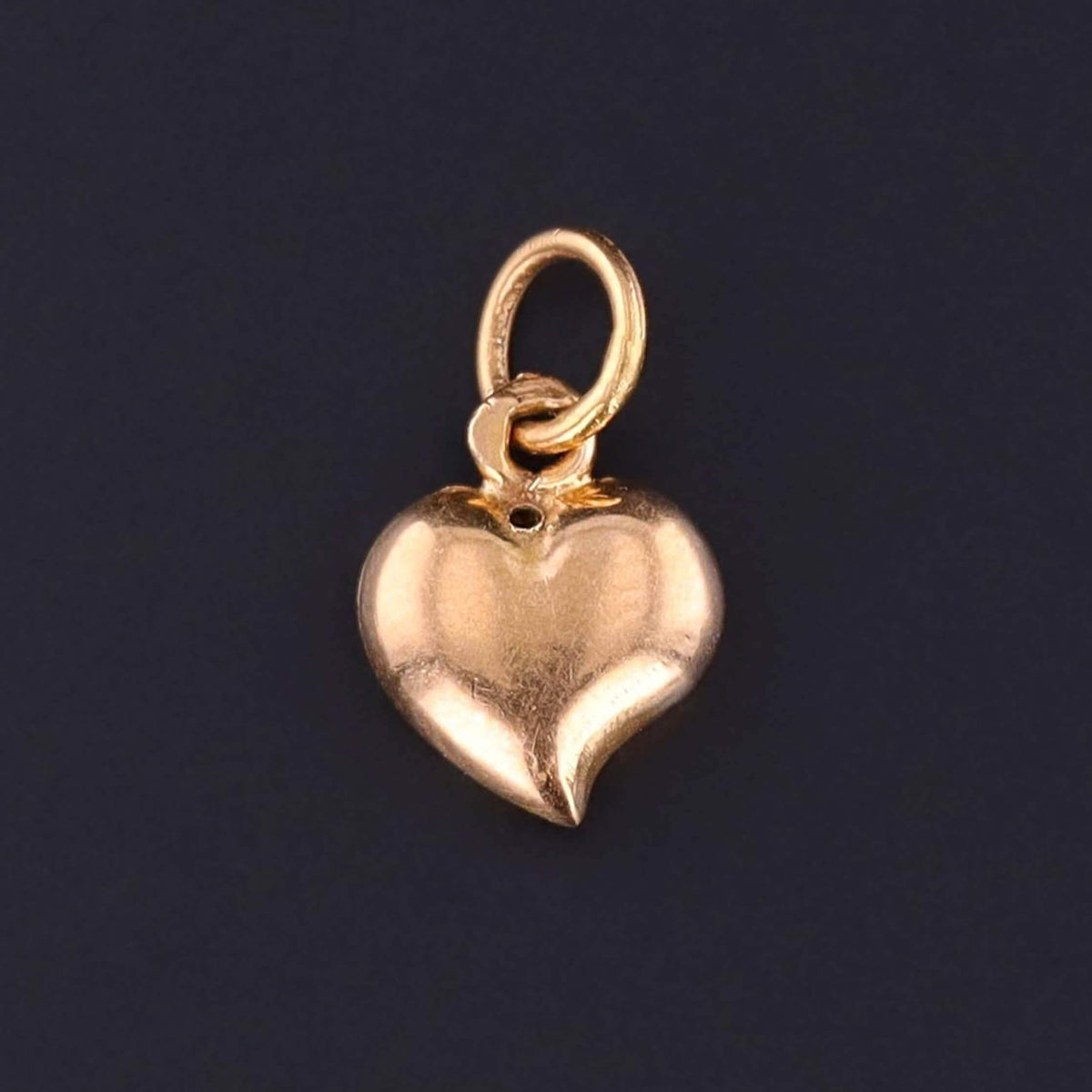 Portuguese Puffy Heart Charm From Grandparents - Trademark Antiques