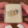 Vintage Pansy Ring of 14k Gold