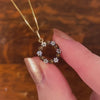 Antique Forget-me-not Charm of 14k Gold