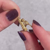 Vintage Moveable Woodpecker Charm of 9ct Gold