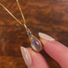 Antique Moonstone Charm of 14k Gold