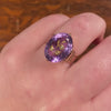 Antique Amethyst Rose of Sharon Ring of 9ct Gold