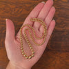 Vintage Bead Necklace of 14k Gold