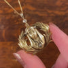 Antique Diamond Pharaoh Conversion Necklace of 14k Gold