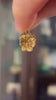 Antique Pansy Man Charm of 14k Gold