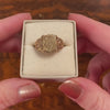 Antique Initial Signet Ring of 10k Gold