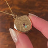 Antique Spider Locket of 14k Gold