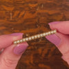 Vintage Pearl Bar Pin of 10k Gold