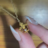 Antique Fleur de Lis Charm of 14k Gold