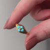 Antique Turquoise Ring of 15ct Gold