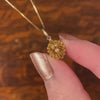 Antique Shell Charm of 14k Gold