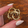 Antique Griffin Brooch of 18k Gold