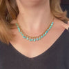 Vintage Turquoise Conversion Necklace of Gold