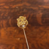 Antique Lion Stickpin of 10k Gold