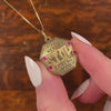 Vintage I'll Never Stop Loving You Charm of 14k Gold