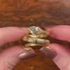 Vintage Snake Ring of 18k Gold