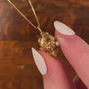 Antique Fish Charm of 18k Gold