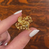 Antique Lion Brooch of 18k Gold