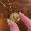 Antique Woman Pendant of 18k Gold